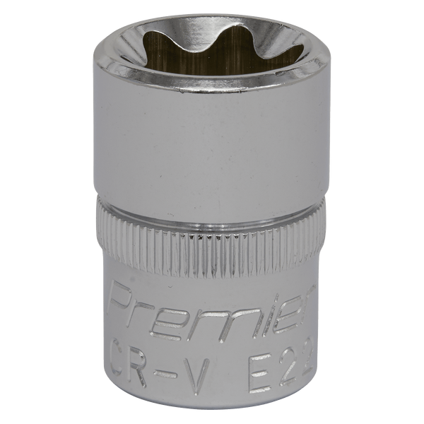 Sealey Sockets Individual E22 1/2"Sq Drive TRX-Star* Socket-SET013 5054511781069 SET013 - Buy Direct from Spare and Square