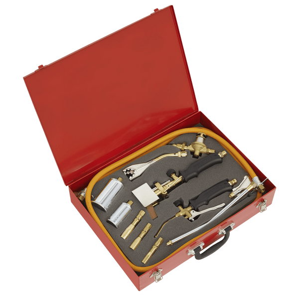 Sealey Soldering & Heating 14pc Propane Torch Kit-LPT14 5024209041720 LPT14 - Buy Direct from Spare and Square