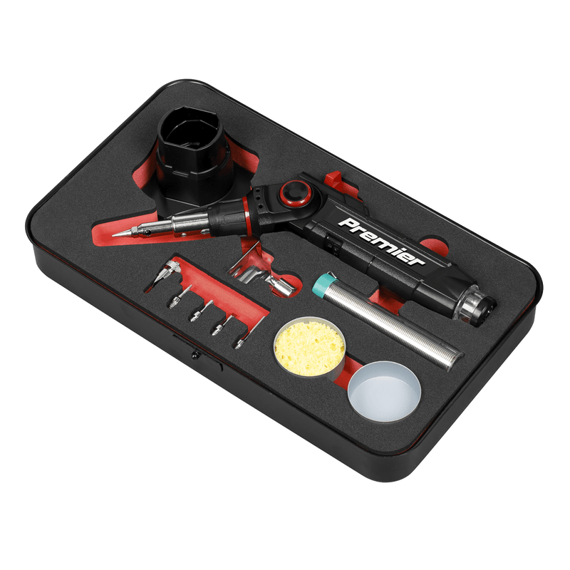 Sealey Soldering & Heating 3-in-1 Butane Indexing Soldering Iron Kit-AK2971 5054630230776 AK2971 - Buy Direct from Spare and Square