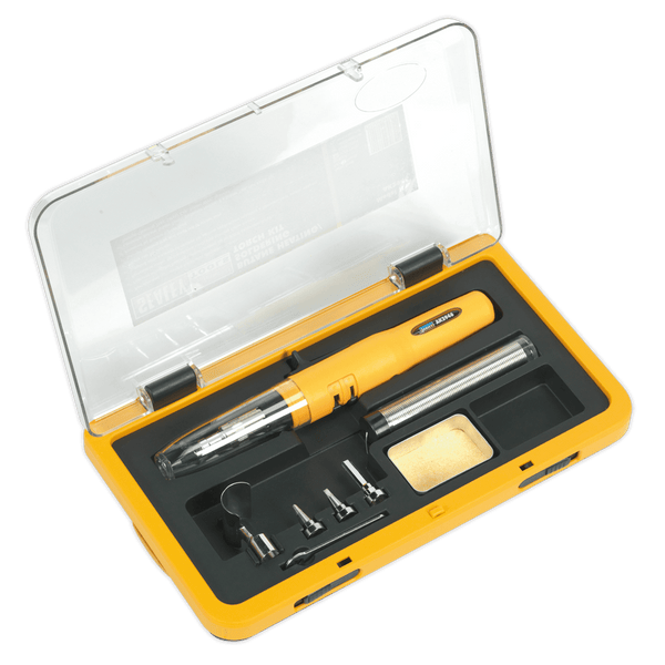 Sealey Soldering & Heating 8pc Butane Heating/Soldering Torch Kit-AK2946 5024209951722 AK2946 - Buy Direct from Spare and Square