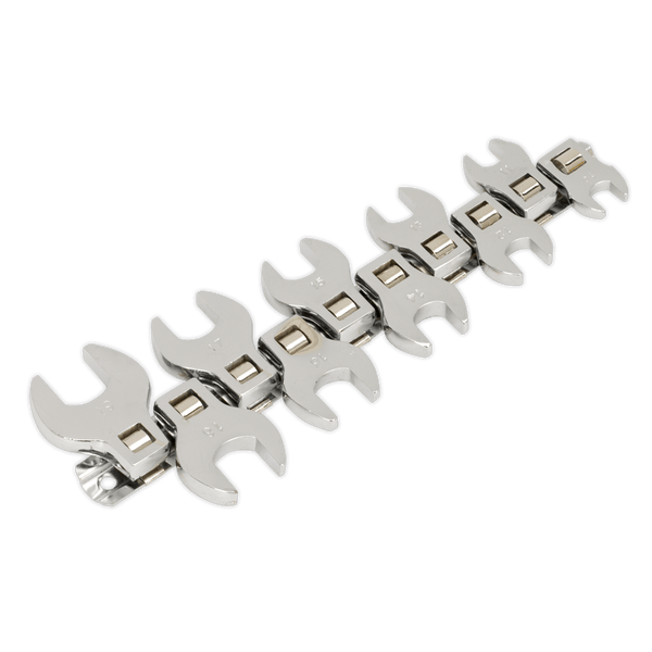 Sealey Spanners 10pc 3/8"Sq Drive Open-End Crow's Foot Spanner Set-S0866 5051747484009 S0866 - Buy Direct from Spare and Square