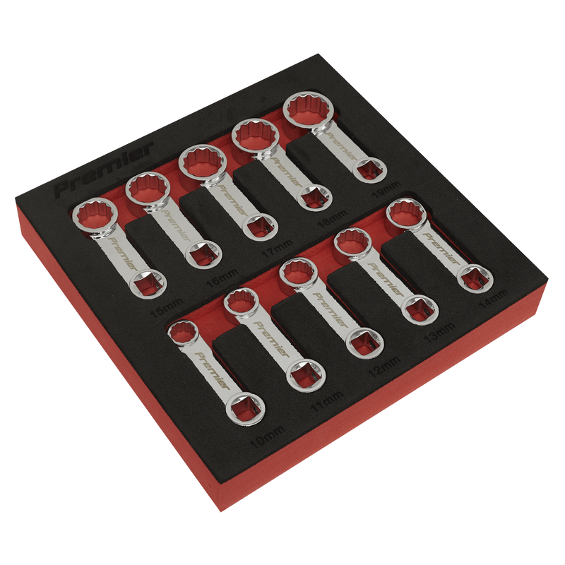 Sealey Spanners 10pc 3/8"Sq Drive Torque Adaptor Spanner Set-AK59895 5054511741759 AK59895 - Buy Direct from Spare and Square