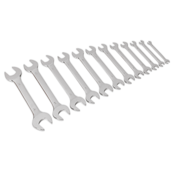 Sealey Spanners 12pc Double Open-End Spanner Set-S0849 5051747451223 S0849 - Buy Direct from Spare and Square