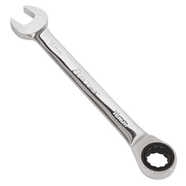 Sealey Spanners 16mm Ratchet Combination Spanner-RCW16 5024209038645 RCW16 - Buy Direct from Spare and Square