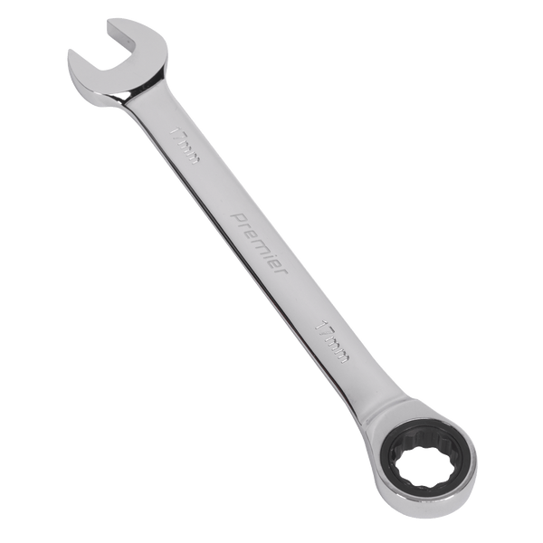 Sealey Spanners 17mm Ratchet Combination Spanner-RCW17 5024209038652 RCW17 - Buy Direct from Spare and Square