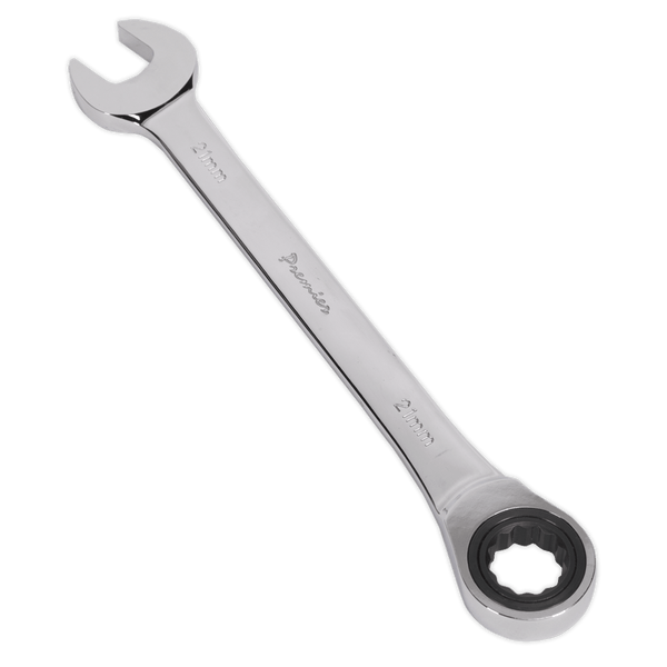 Sealey Spanners 21mm Ratchet Combination Spanner-RCW21 5024209038683 RCW21 - Buy Direct from Spare and Square
