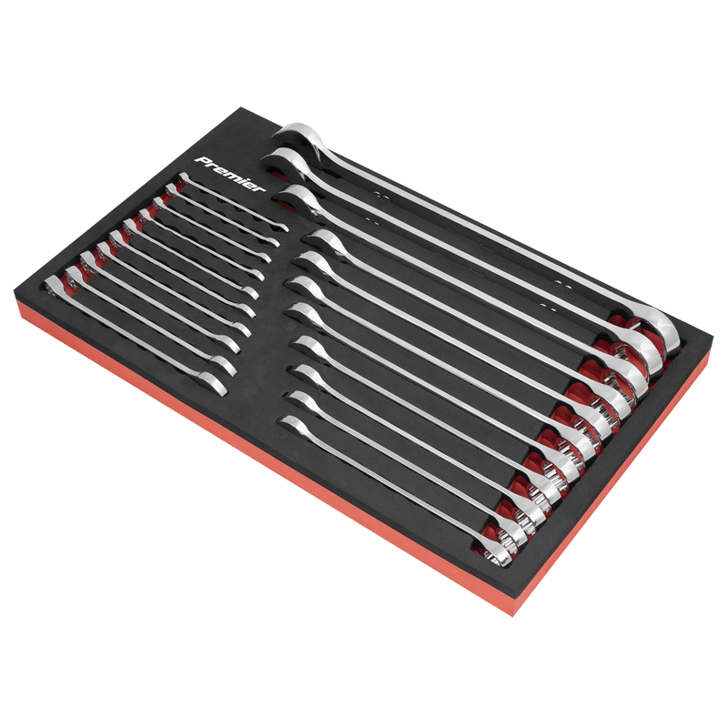 Sealey Spanners 21pc Combination Spanner Set-AK63021 5054630228254 AK63021 - Buy Direct from Spare and Square