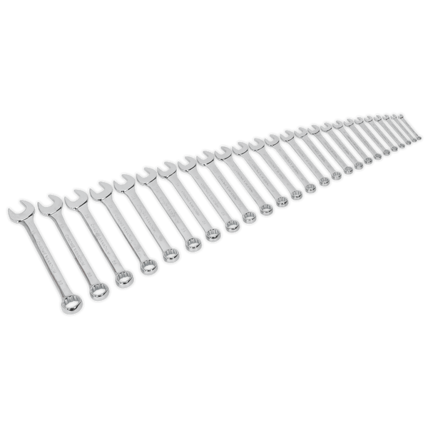Sealey Spanners 25pc Combination Spanner Set-S0564 5024209802369 S0564 - Buy Direct from Spare and Square