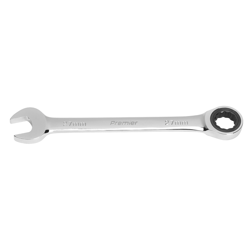 Sealey Spanners 27mm Ratchet Combination Spanner-RCW27 5024209952965 RCW27 - Buy Direct from Spare and Square