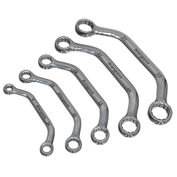 Sealey Spanners 5pc Obstruction Spanner Set-S0716 5024209908085 S0716 - Buy Direct from Spare and Square