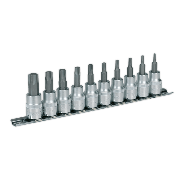 Sealey Specialised Bits & Sockets 10pc 3/8"Sq Drive TRX-Star* Socket Bit Set-AK6207 5024209934053 AK6207 - Buy Direct from Spare and Square
