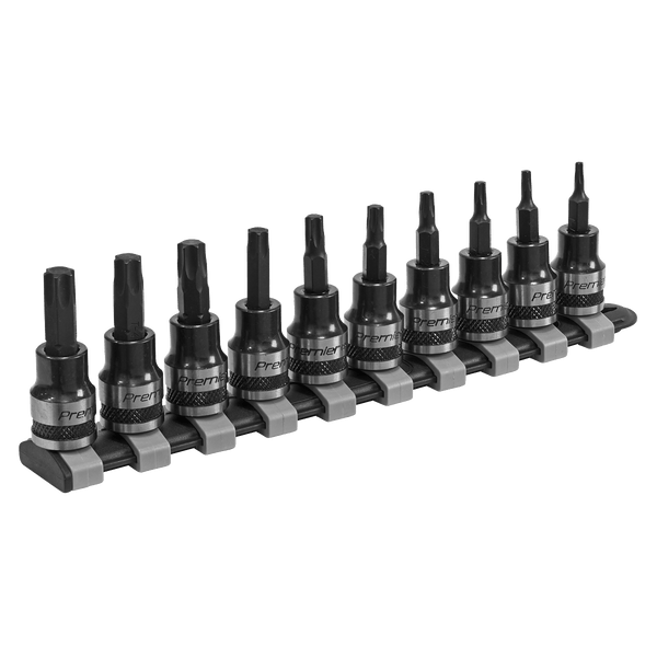 Sealey Specialised Bits & Sockets 10pc 3/8"Sq Drive TRX-Star* Socket Bit Set-AK6207B 5054511267457 AK6207B - Buy Direct from Spare and Square