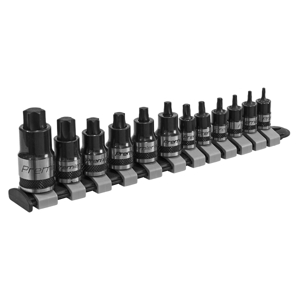 Sealey Specialised Bits & Sockets 12pc 1/4", 3/8" & 1/2"Sq Drive Stubby TRX-Star* Socket Bit Set-AK6228B 5054511267471 AK6228B - Buy Direct from Spare and Square