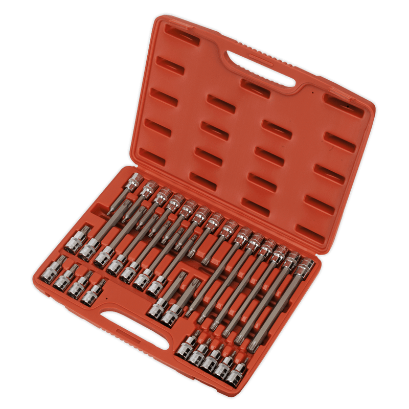 Sealey Specialised Bits & Sockets 32pc 1/2"Sq Drive TRX-Star* Socket Bit Set-AK2194 5024209709125 AK2194 - Buy Direct from Spare and Square