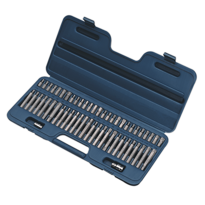 Sealey Specialised Bits & Sockets 56pc 3/8" & 1/2"Sq Drive Security TRX-Star*/Hex/ Ribe/Spline Bit Set-AK21956 5024209709385 AK21956 - Buy Direct from Spare and Square