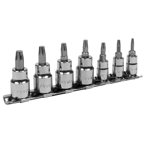 Sealey Specialised Bits & Sockets 7pc 1/4" & 3/8"Sq Drive Lock-On™ TRX-Star* Socket Bit Set-AK62262 5054511725346 AK62262 - Buy Direct from Spare and Square