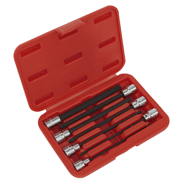 Sealey Specialised Bits & Sockets 7pc 3/8"Sq Drive Ball-End Hex Socket Bit Set-AK62257 5051747693456 AK62257 - Buy Direct from Spare and Square
