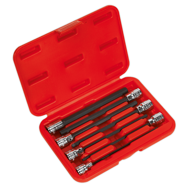 Sealey Specialised Bits & Sockets 7pc 3/8"Sq Drive Hex Socket Bit Set-AK62255 5051747693432 AK62255 - Buy Direct from Spare and Square