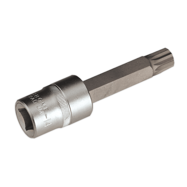 Sealey Specialised Bits & Sockets M14 x 100mm 1/2"Sq Drive Spline Socket Bit-AK5531 5024209350549 AK5531 - Buy Direct from Spare and Square