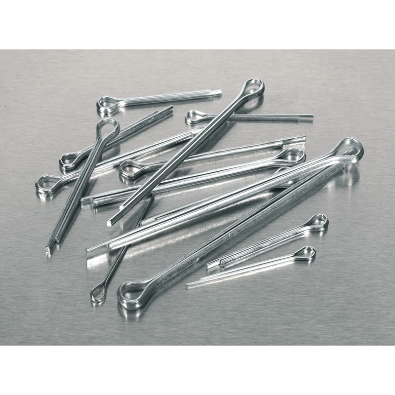Sealey Split Pins 555pc Split Pin Assortment - Small Sizes-AB001SP 5054511018448 AB001SP - Buy Direct from Spare and Square