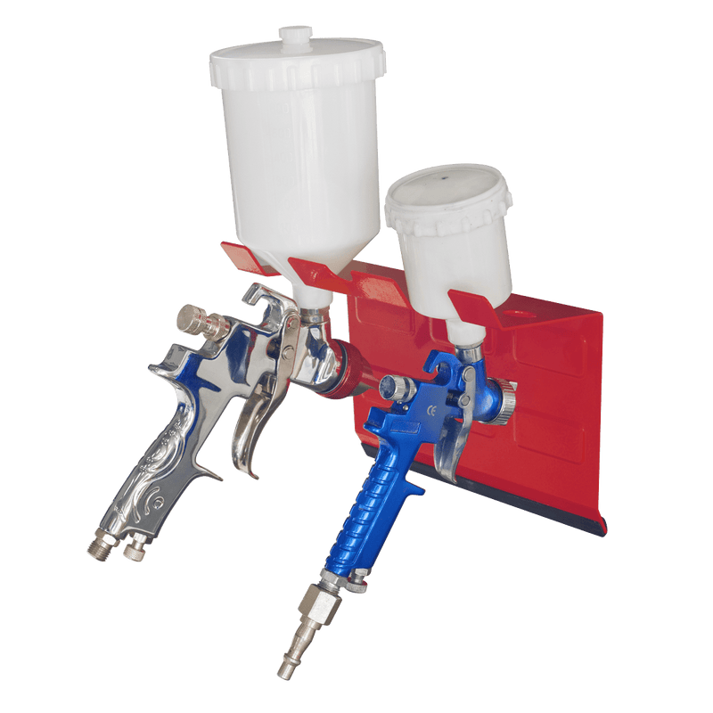 Sealey Spray Gun Accessories Magnetic Spray Gun Holder - 2 Gun-MSH03 5054511813432 MSH03 - Buy Direct from Spare and Square