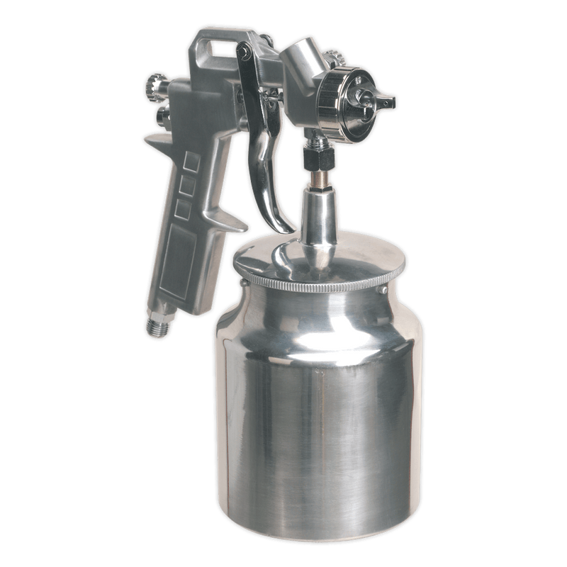 Sealey Spray Guns General-Purpose Suction Feed Spray Gun - 1.5mm Set-Up-SSG2 5054511375558 SSG2 - Buy Direct from Spare and Square
