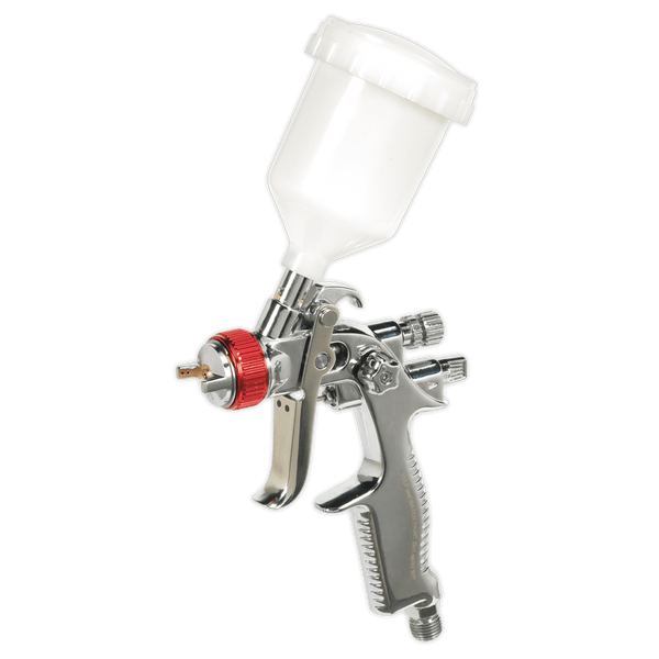 Sealey Spray Guns HVLP Gravity Feed Touch-Up Spray Gun - 0.8mm Set-Up-HVLP736 5051747627284 HVLP736 - Buy Direct from Spare and Square