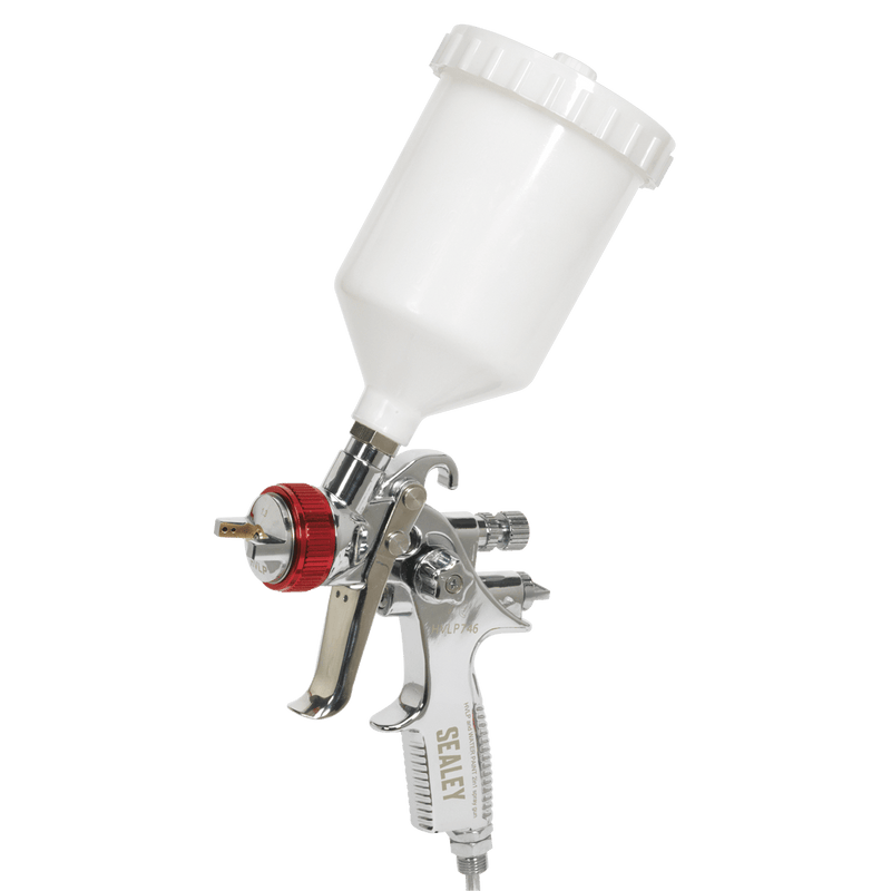 Sealey Spray Guns HVLP Top Coat/Touch-Up Gravity Feed Spray Gun Set-HVLP774 5051747782303 HVLP774 - Buy Direct from Spare and Square