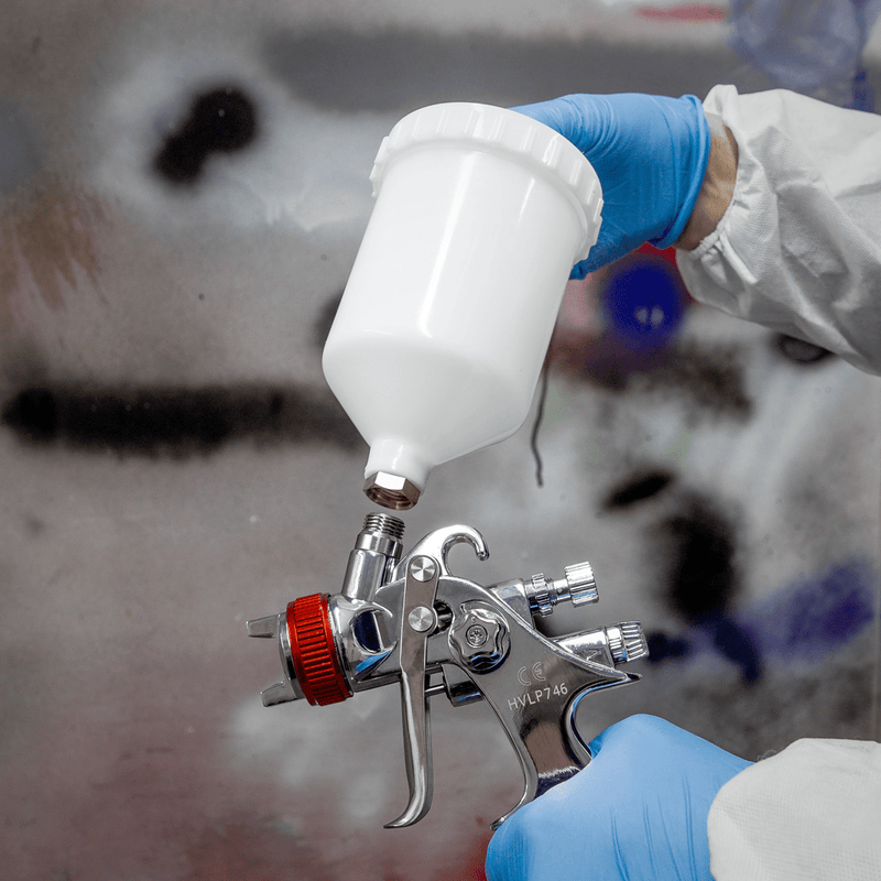 Sealey Spray Guns HVLP Top Coat/Touch-Up Gravity Feed Spray Gun Set-HVLP774 5051747782303 HVLP774 - Buy Direct from Spare and Square