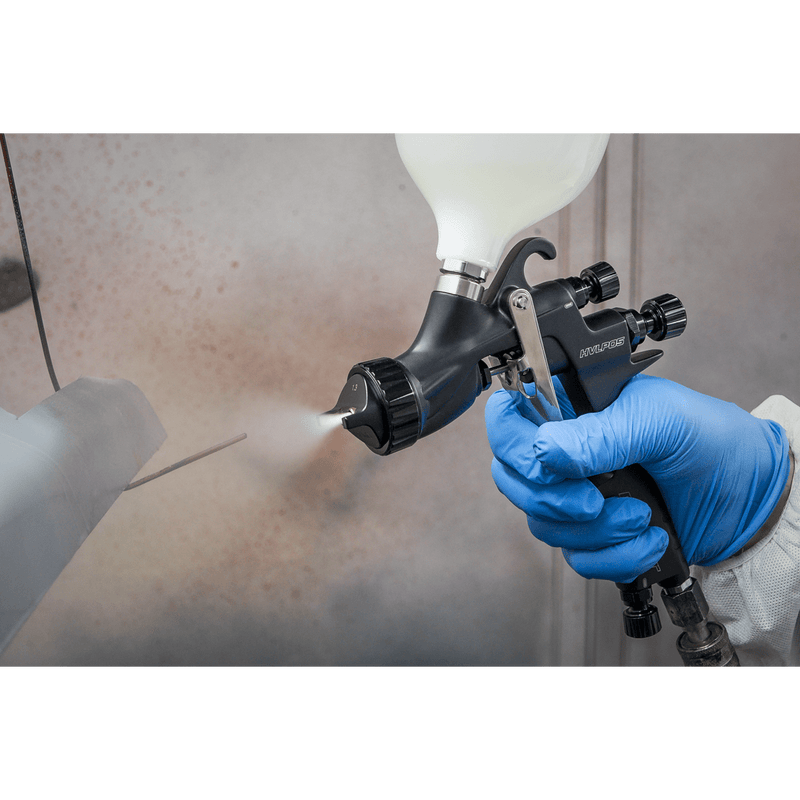 Sealey Spray Guns Professional HVLP Gravity Feed Spray Gun 1.3mm Set-Up-HVLP05 5054630260322 HVLP05 - Buy Direct from Spare and Square