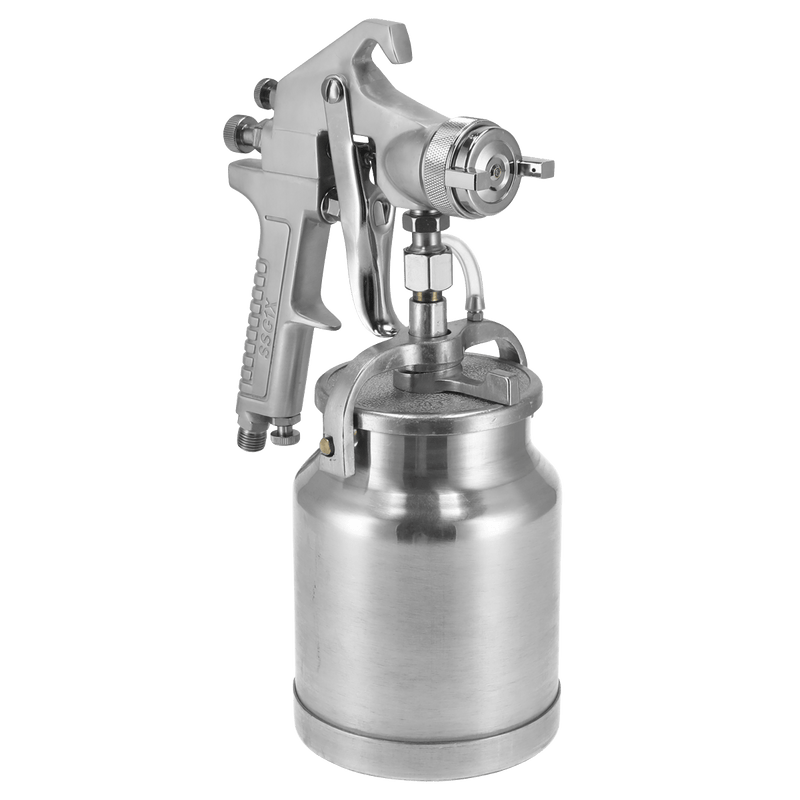 Sealey Spray Guns Workshop Series Suction Feed Spray Gun - 1.8mm Set-Up-SSG1 5024209211819 SSG1 - Buy Direct from Spare and Square