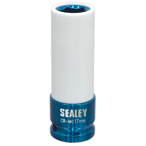 Sealey Steering, Hub & Suspension 17mm 1/2"Sq Drive Alloy Wheel Impact Socket-SX03017 5054511371239 SX03017 - Buy Direct from Spare and Square