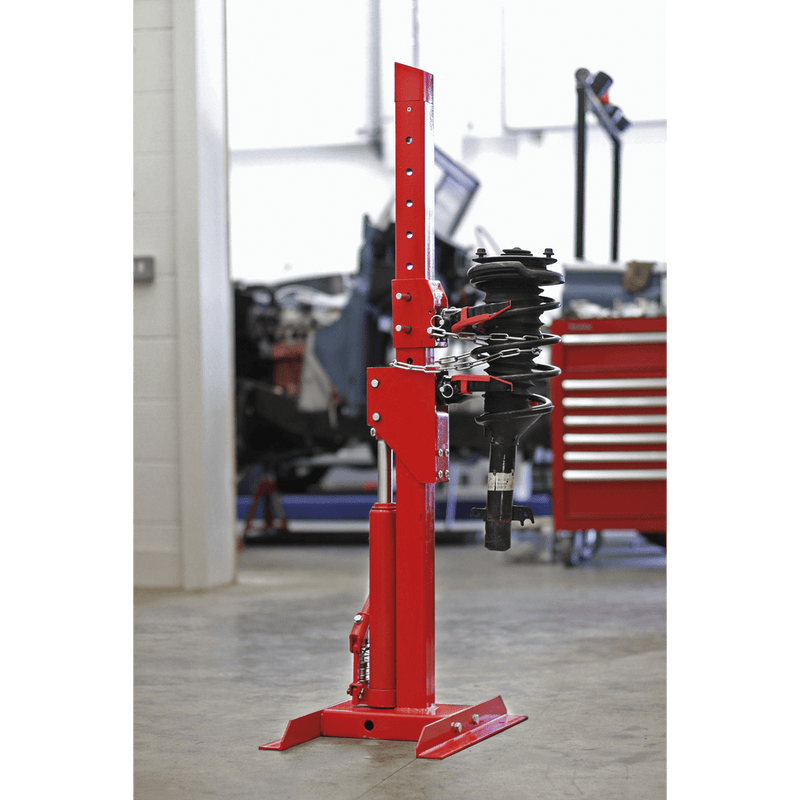 Sealey Steering, Hub & Suspension 2000kg Hydraulic Coil Spring Compressing Station with Gauge-RE2311 5054511024715 RE2311 - Buy Direct from Spare and Square
