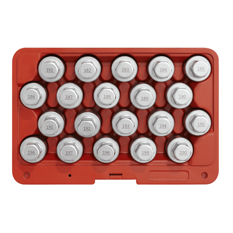 Sealey Steering, Hub & Suspension 20pc Locking Wheel Nut Key Set - Vauxhall-C-SX216 5054511775341 SX216 - Buy Direct from Spare and Square
