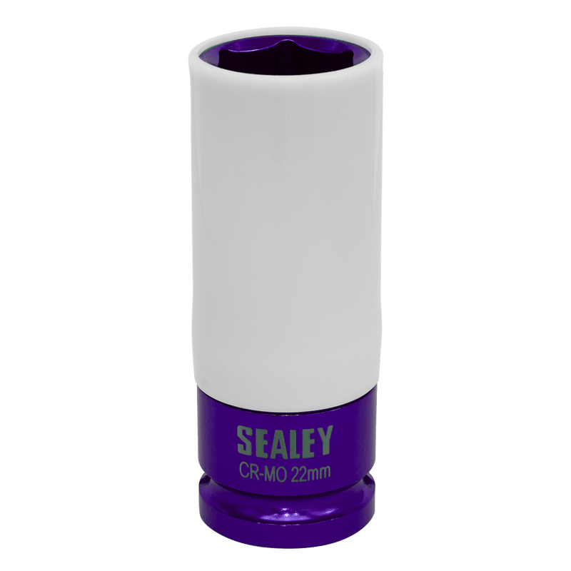 Sealey Steering, Hub & Suspension 22mm 1/2"Sq Drive Alloy Wheel Impact Socket-SX03022 5054511374711 SX03022 - Buy Direct from Spare and Square