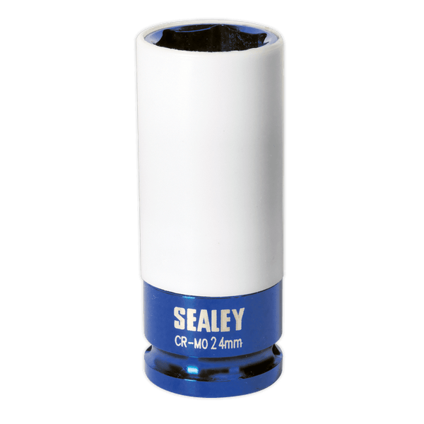 Sealey Steering, Hub & Suspension 24mm 1/2"Sq Drive Alloy Wheel Impact Socket-SX03024 5024209681216 SX03024 - Buy Direct from Spare and Square