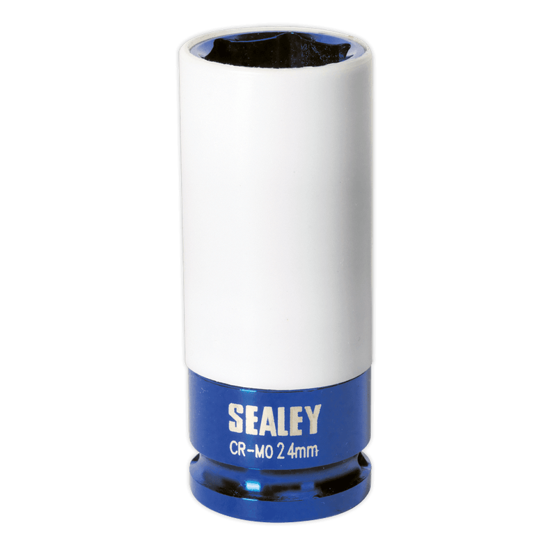 Sealey Steering, Hub & Suspension 24mm 1/2"Sq Drive Alloy Wheel Impact Socket-SX03024 5024209681216 SX03024 - Buy Direct from Spare and Square