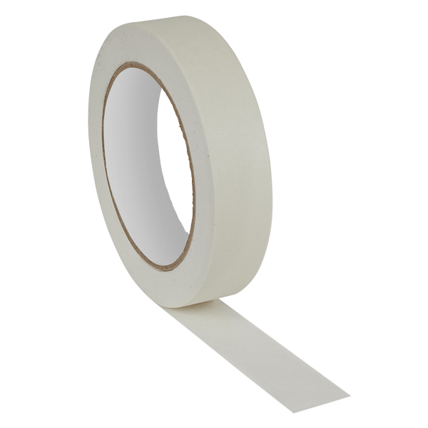 Sealey Tapes 24mm x 50m General-Purpose Masking Tape 60°C-MTG24P 5054511492880 MTG24P - Buy Direct from Spare and Square