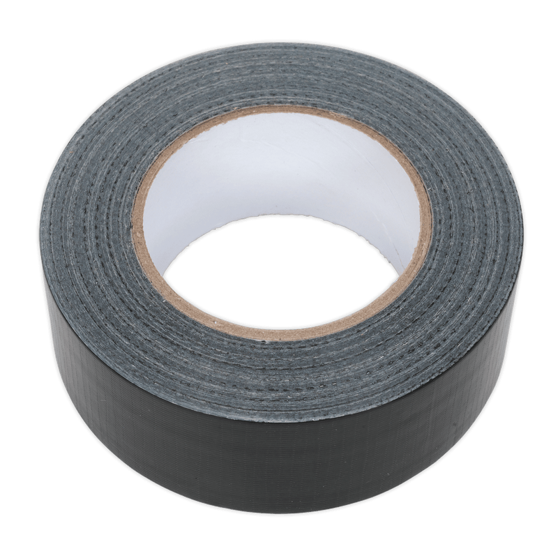 Sealey Tapes 48mm x 50m Black Duct Tape-DTB 5054511044959 DTB - Buy Direct from Spare and Square