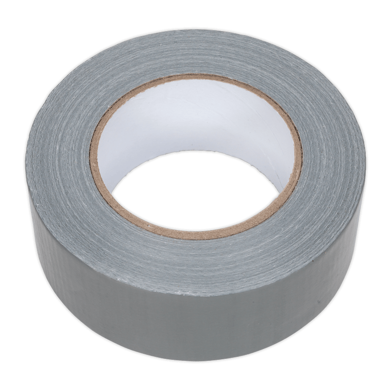 Sealey Tapes 48mm x 50m Silver Duct Tape-DTS 5054511044966 DTS - Buy Direct from Spare and Square
