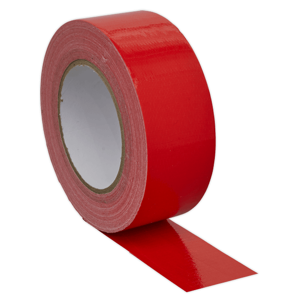 Sealey Tapes 50mm x 50m Red Duct Tape-DTR 5054511576405 DTR - Buy Direct from Spare and Square