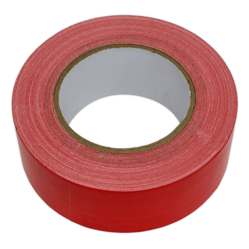 Sealey Tapes 50mm x 50m Red Duct Tape-DTR 5054511576405 DTR - Buy Direct from Spare and Square
