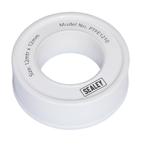 Sealey Tapes PTFE Thread Sealing Tape - Pack of 10-PTFE1210 5054511012279 PTFE1210 - Buy Direct from Spare and Square