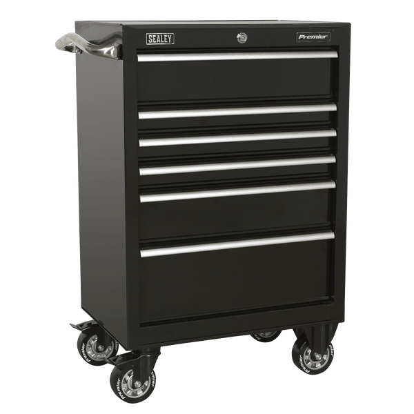 Sealey Tool Chests 6 Drawer 675mm Heavy-Duty Rollcab-PTB67506 5051747959286 PTB67506 - Buy Direct from Spare and Square