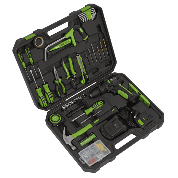 Sealey Tool Kits 101pc Tool Kit with Cordless Drill-S01224 5054511844030 S01224 - Buy Direct from Spare and Square