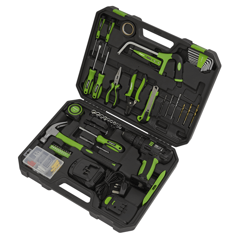 Sealey Tool Kits 101pc Tool Kit with Cordless Drill-S01224 5054511844030 S01224 - Buy Direct from Spare and Square