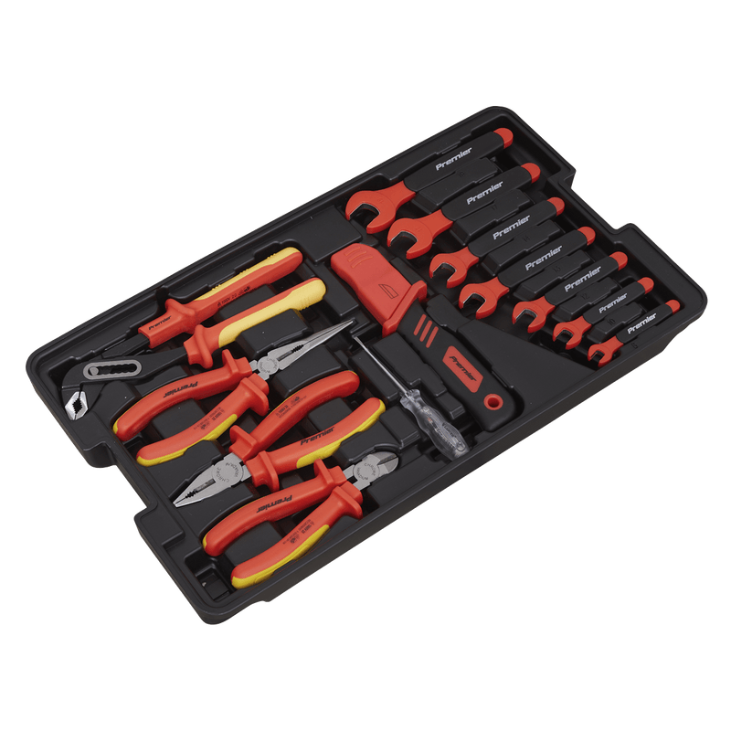 Sealey Tool Kits 49pc 1/2"Sq Drive 1000V Insulated Tool Kit-AK7939 5054511924701 AK7939 - Buy Direct from Spare and Square