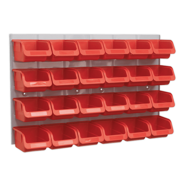 Sealey Tool Storage 24 Bin & Panel Combination-TPS130 5051747557161 TPS130 - Buy Direct from Spare and Square