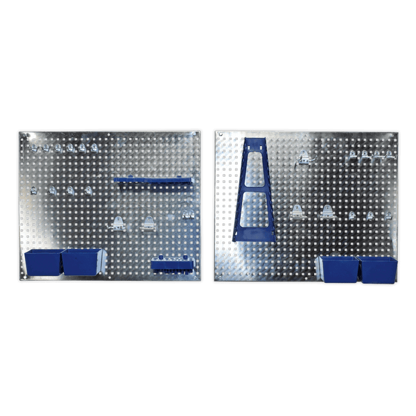 Sealey Tool Storage 34pc Wall Storage Pegboard Set-S01102 5054511043464 S01102 - Buy Direct from Spare and Square
