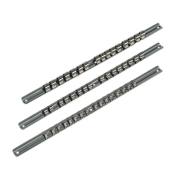 Sealey Tool Storage 3pc Socket Retaining Rail Set-AK270 5024209096836 AK270 - Buy Direct from Spare and Square